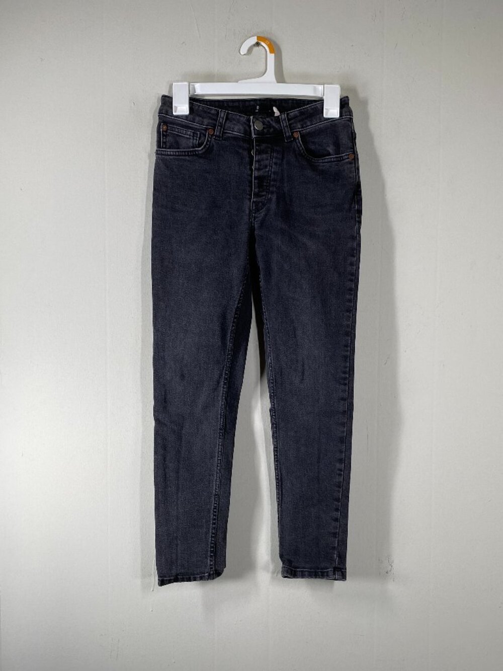 Roxy SKINNY Denim Jeans Women's 26 Mid Rise Black Casual Pants